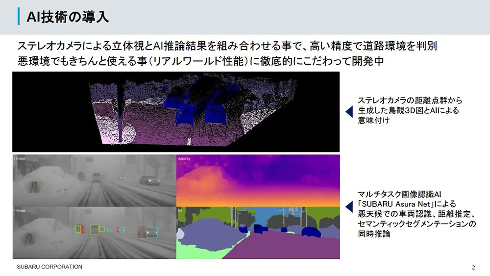 カスタムSoCを用いたステレオカメラ認識とAI融合による次世代高度運転支援技術 動画
